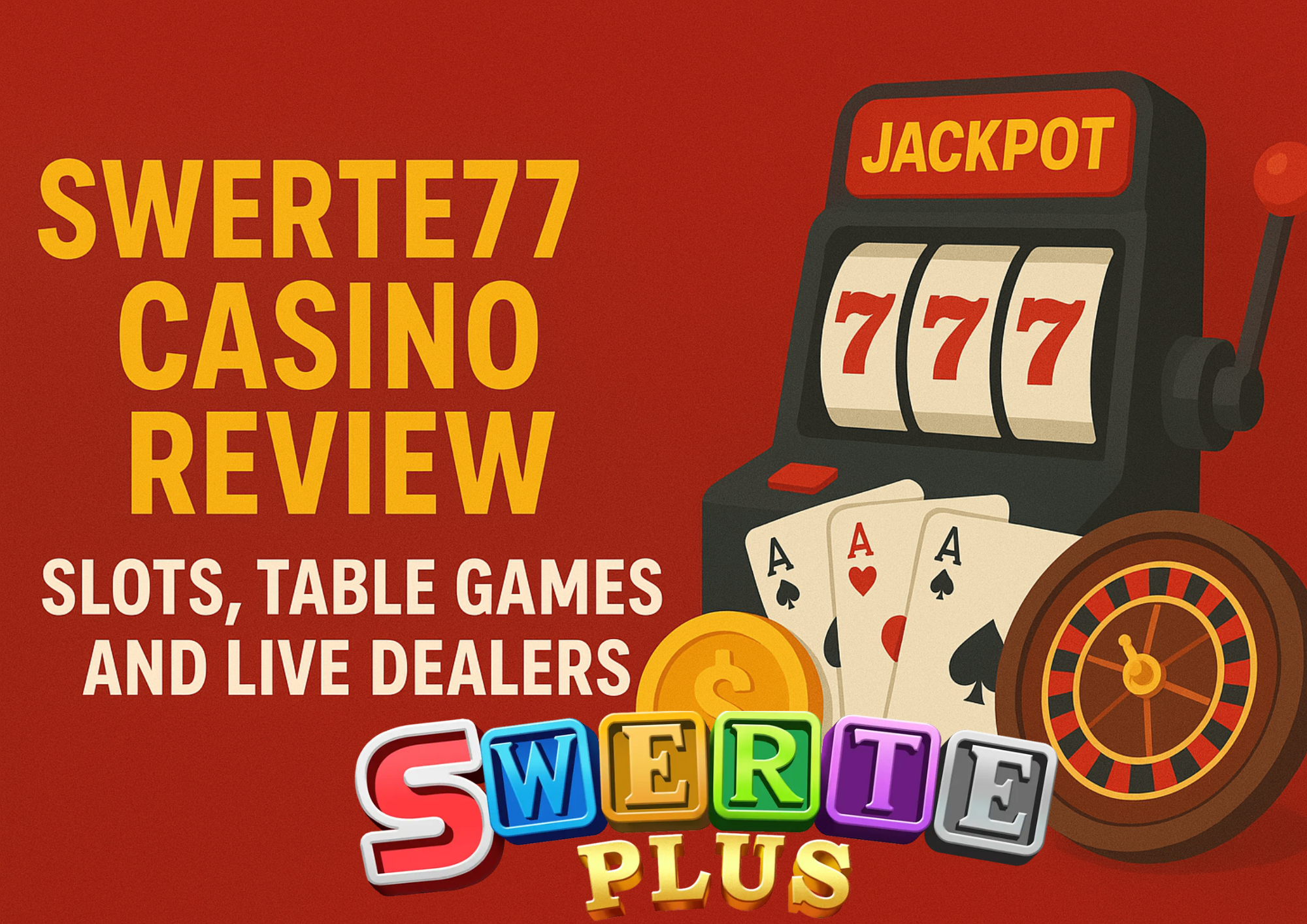 Swerte77 Casino Review: Slots, Table Games, and Live Dealers